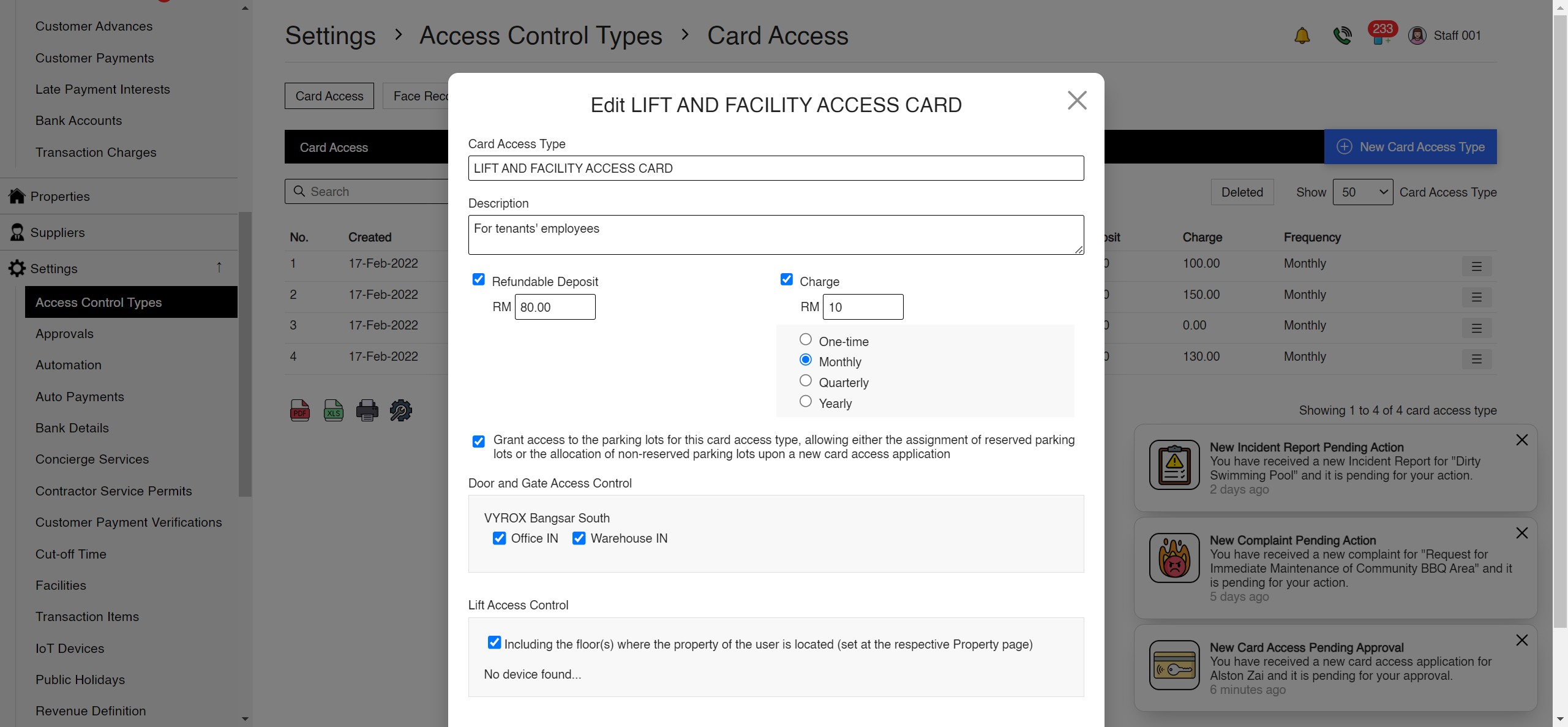 Emergency SOS Requests App Screenshot