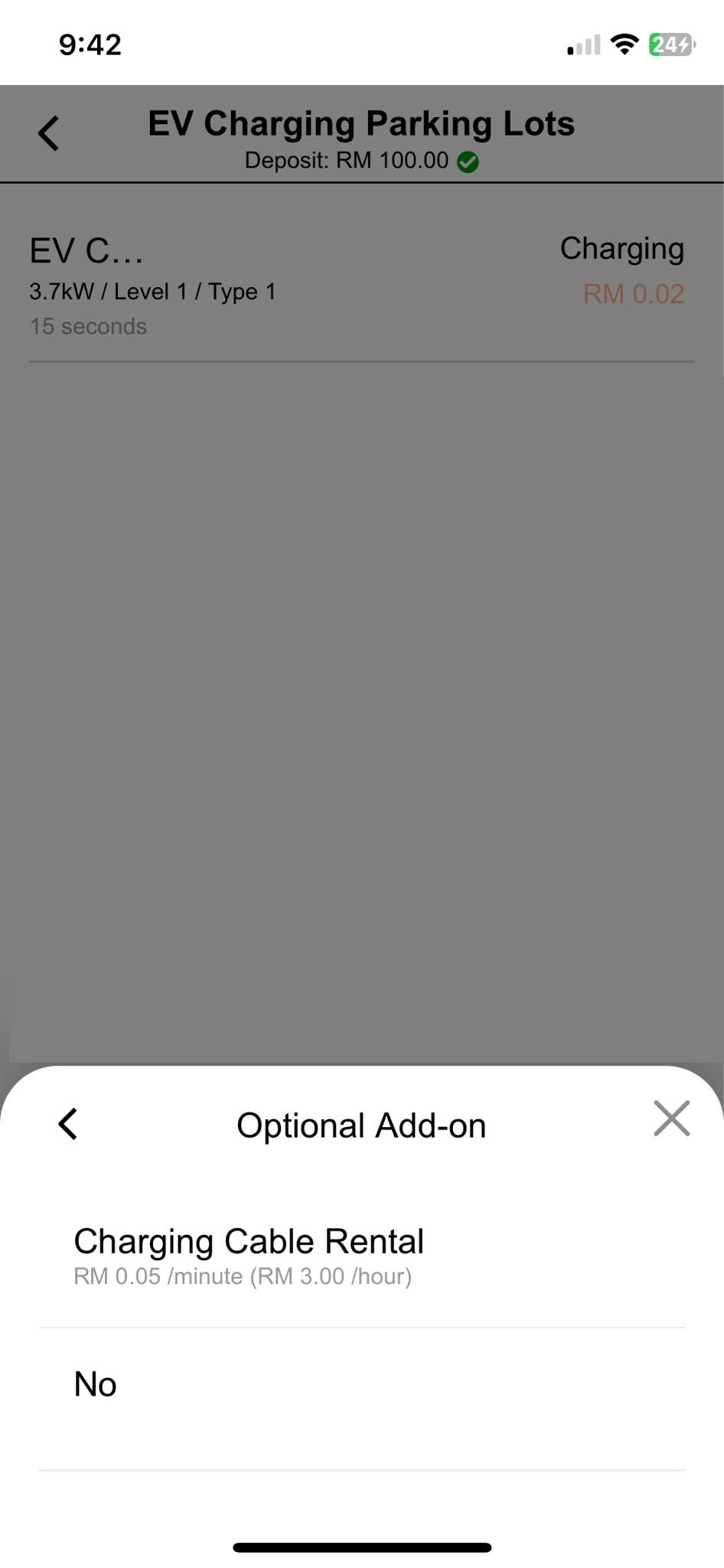 EV Charging Parking Locks