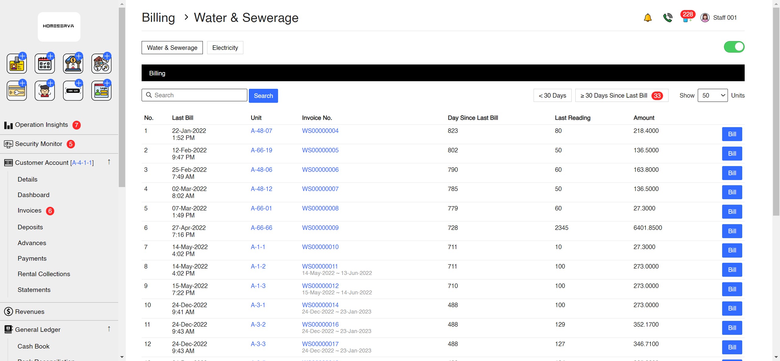 Invoicing App Screenshot