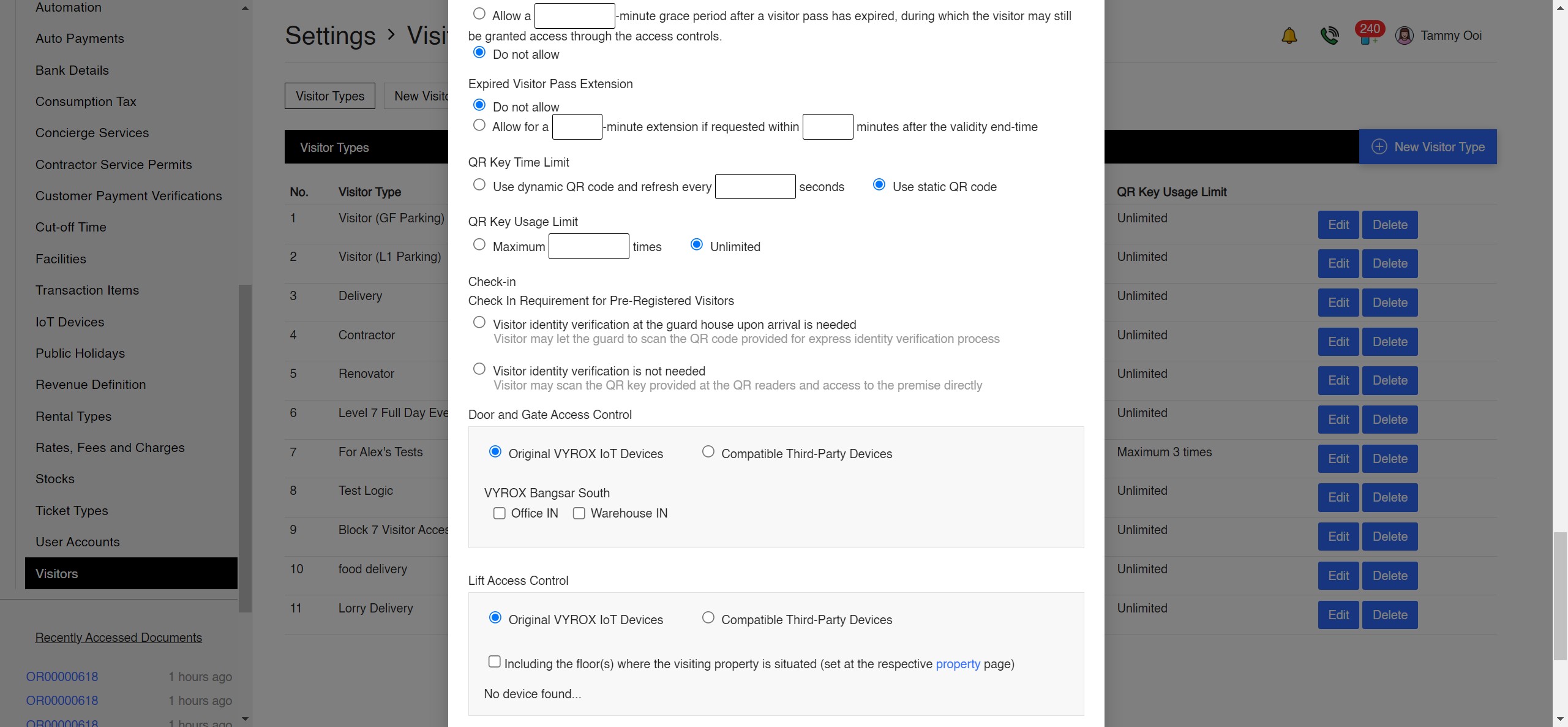 Visitors App Screenshot